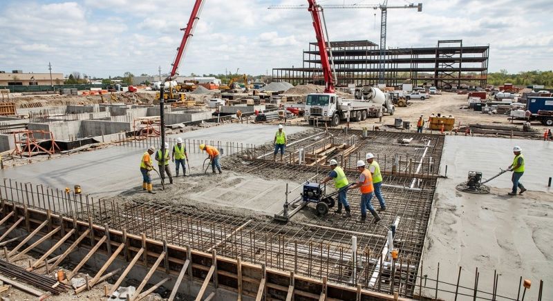 Commercial Slab Installation in Gig Harbor, WA