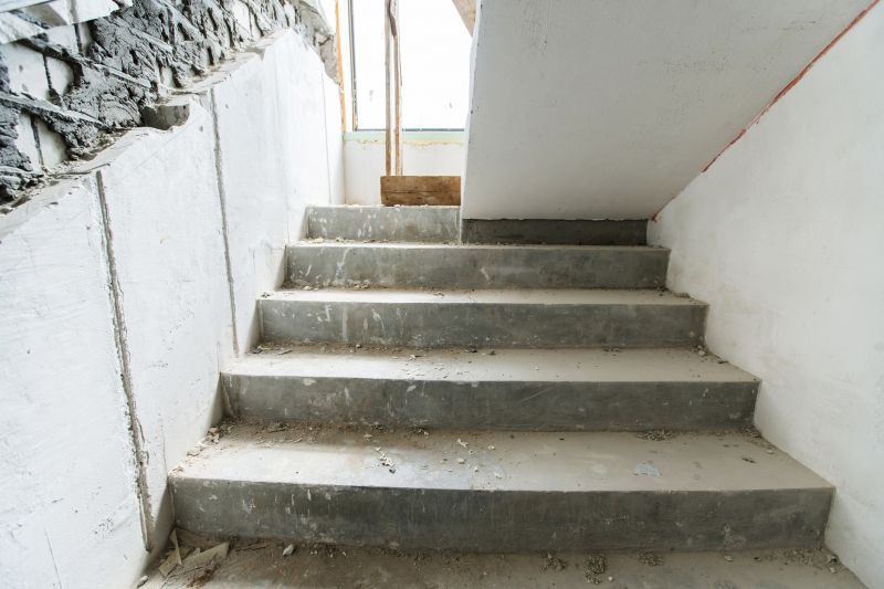 Cement Staircase Installation detail