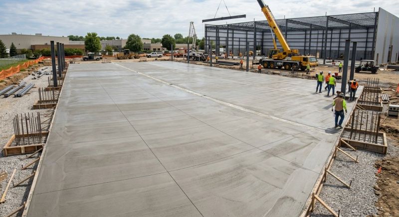 Commercial Slab Construction in Charleston, SC